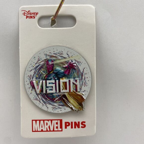 Disney Pin Marvel Vision WandaVision Avengers 3D Parks Trading Pin - Picture 1 of 4